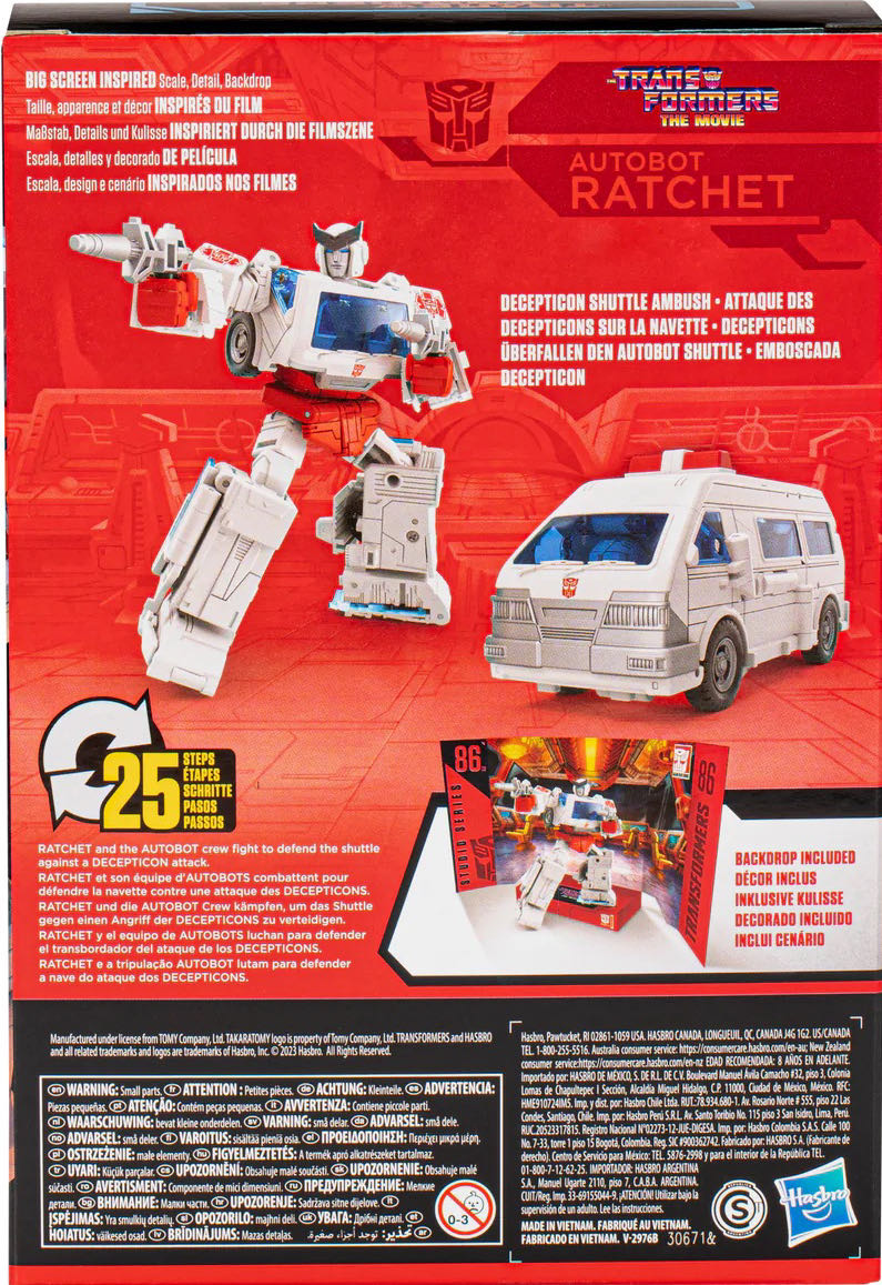 S.S. Voyager Class 86 Ratchet - Hasbro (Transformers) action figure collectible - Main Image 4