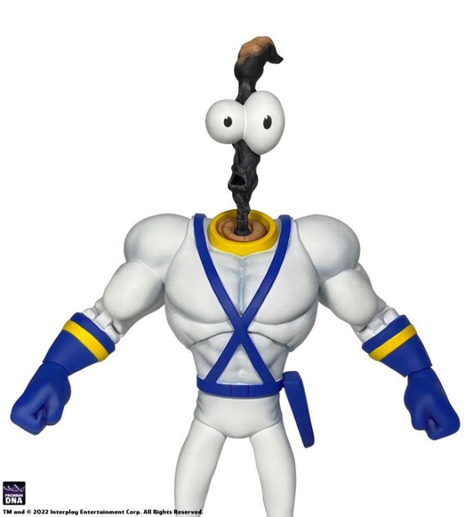 Earthworm Jim Worm Body and Jim Heads Accessory Pack - Premium DNA (Earthworm Jim) action figure collectible - Main Image 3