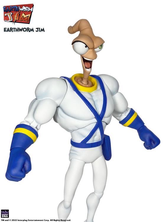 Earthworm Jim Worm Body and Jim Heads Accessory Pack - Premium DNA (Earthworm Jim) action figure collectible - Main Image 4