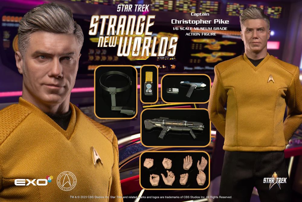 Star Trek: Strange New Worlds - Captain Christopher Pike - EXO-6 (Star Trek Universe) action figure collectible - Main Image 2