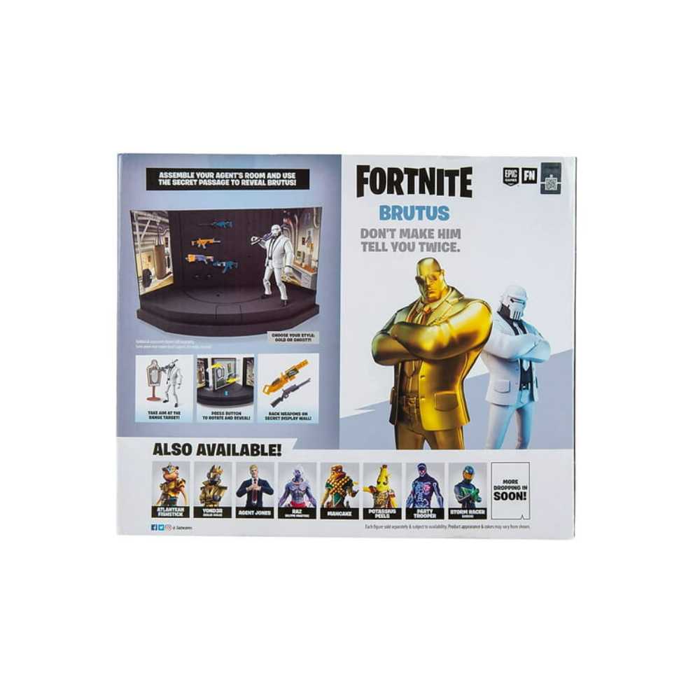 Fortnite Brutus Agent’s Room Featured Playset With Two 4-inch Articulated Figures Plus Weapons And Accessories - Jazwares / Epic Games (Fortnite) action figure collectible [Barcode 191726427797] - Main Image 3