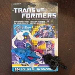 Transformers G1 Skalor Seacons Piranacon - Hasbro (Generation 1) action figure collectible - Main Image 7