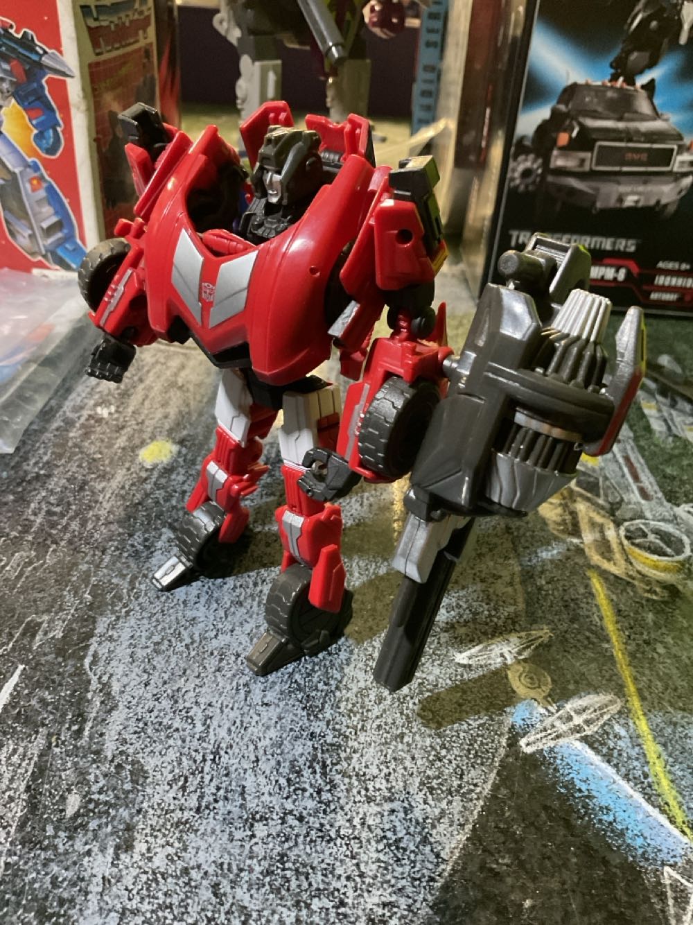 Transformers War/Fall Of Cybertron Sideswipe - Hasbro (Fall of Cybertron) action figure collectible - Main Image 3