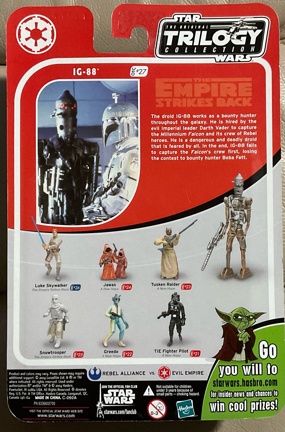 Original Trilogy Collection - #27 - IG88 - Hasbro (The Empire Strikes Back) action figure collectible - Main Image 2