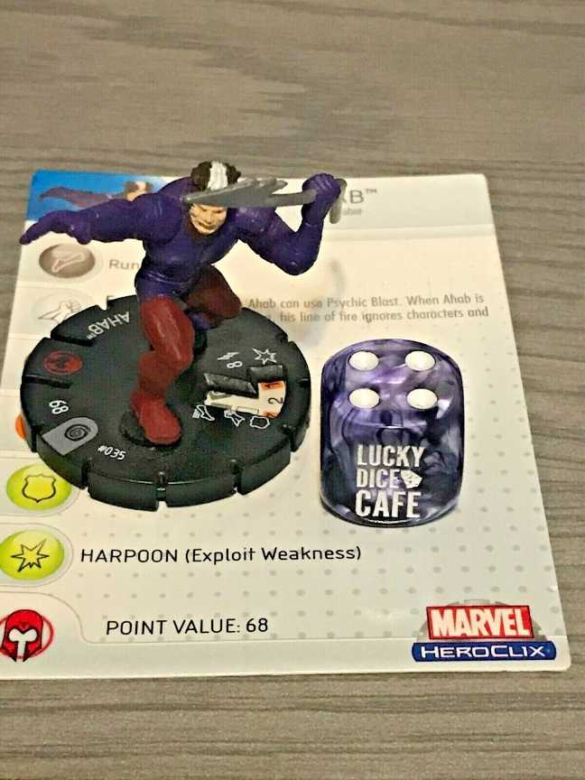 Heroclix Ahab  action figure collectible - Main Image 1