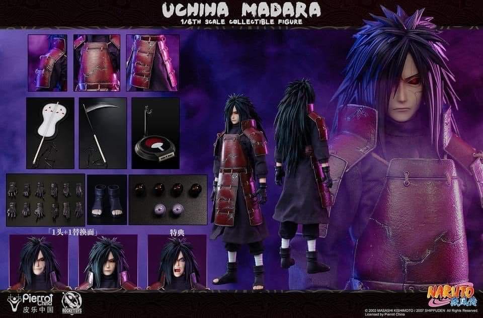Rocket Toys Naruto Madara Uchiha - Rocket Toys (Naruto Shippuden) action figure collectible [Barcode 6975254580049] - Main Image 3