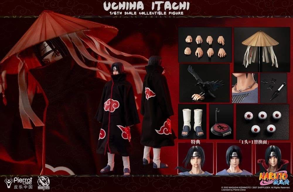 Naruto - Itachi Uchiha - Rocket Toys (Naruto Shippuden) action figure collectible [Barcode 6975254580032] - Main Image 2