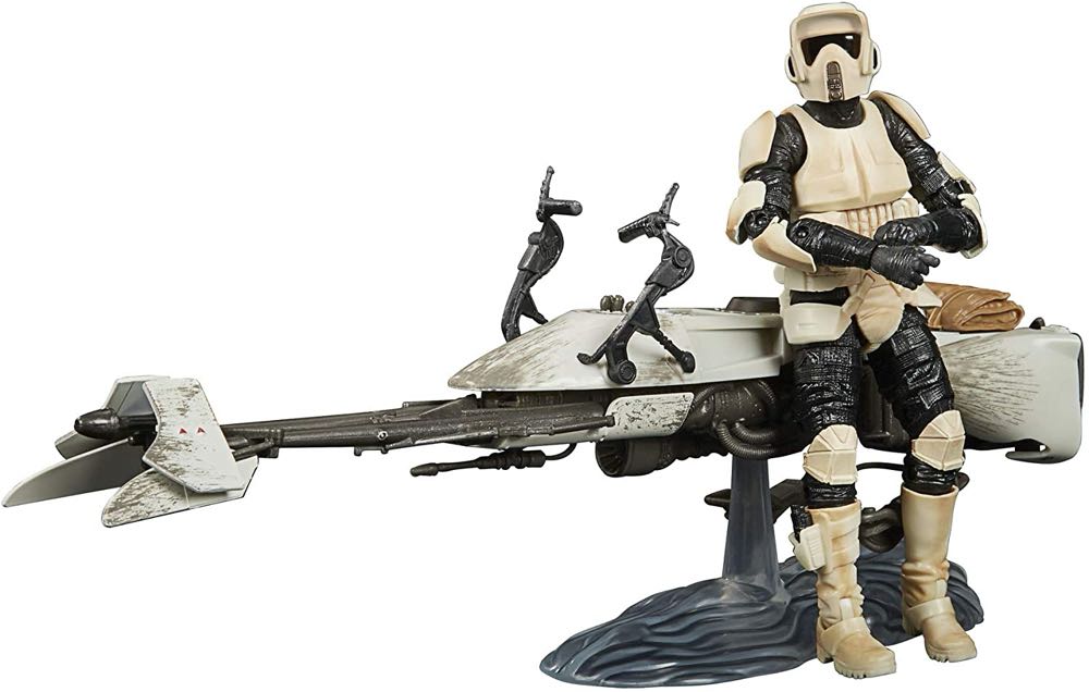 Speeder Bike Scout Trooper & Grogu - Hasbro (The Mandalorian) action figure collectible [Barcode 5010996126825] - Main Image 2