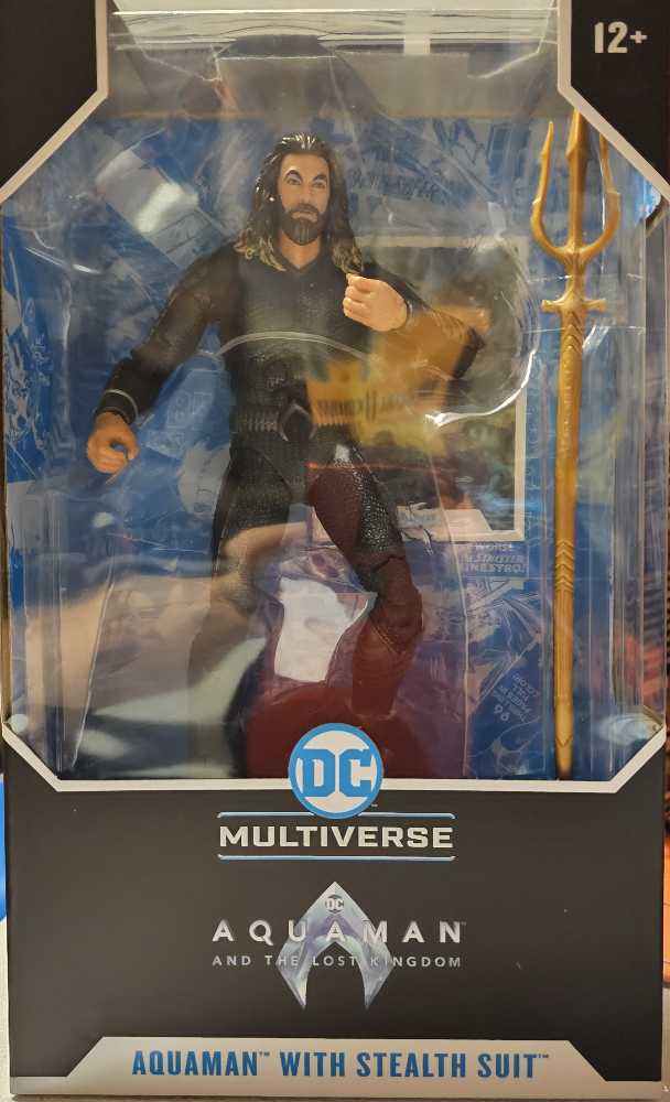 Aquaman (Stealth Suit) - DCCU - EXTENDED UNIVERSE (Aquaman 2) action figure collectible [Barcode 787926155419] - Main Image 2