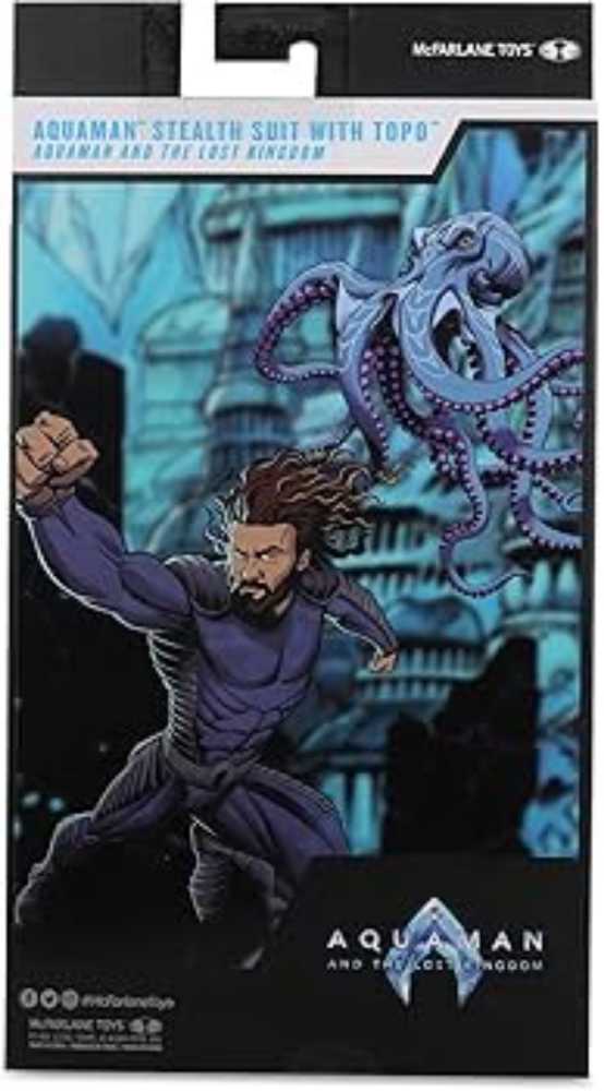 Aquaman (Stealth Suit) - DCCU - EXTENDED UNIVERSE (Aquaman 2) action figure collectible [Barcode 787926155419] - Main Image 4