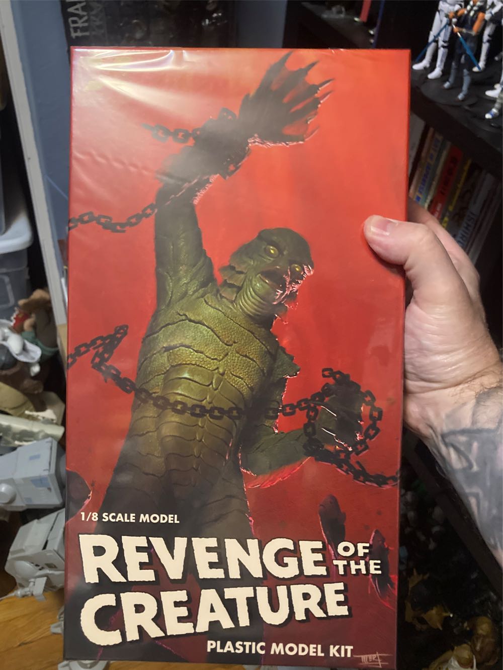 X-plus Revenge Of The Gill-man 1:8 Scale Plastic Model Kit - X-Plus (Model Kit) action figure collectible [Barcode 4532149021005] - Main Image 4