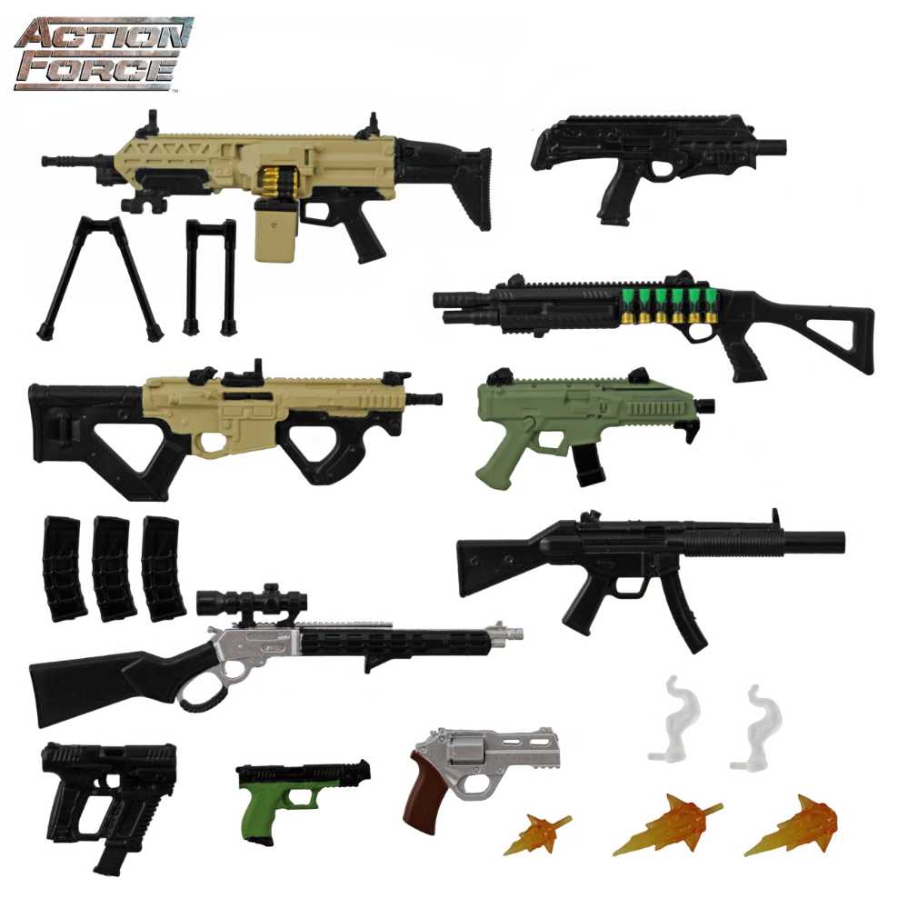 Valaverse Action Force Weapons Pack ECHO - Valaverse (Military) action figure collectible [Barcode 796520476011] - Main Image 2
