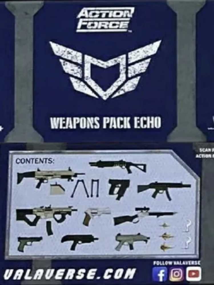 Valaverse Action Force Weapons Pack ECHO - Valaverse (Military) action figure collectible [Barcode 796520476011] - Main Image 4