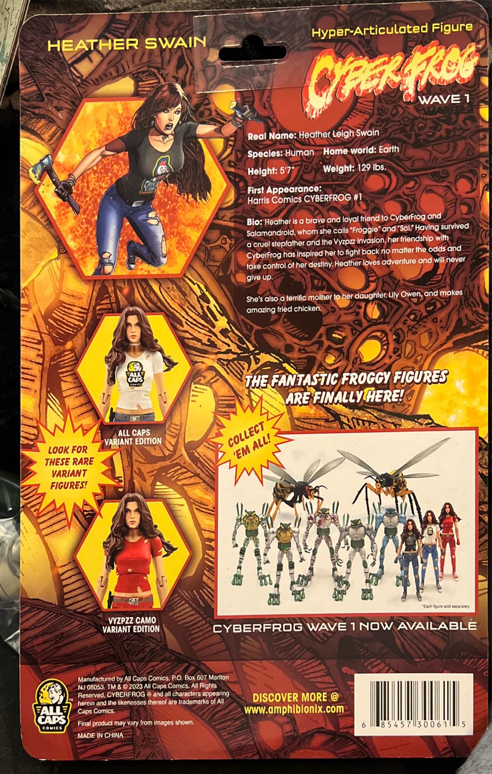 Heather Swain - ALL CAPS Comics action figure collectible [Barcode 685457300615] - Main Image 2