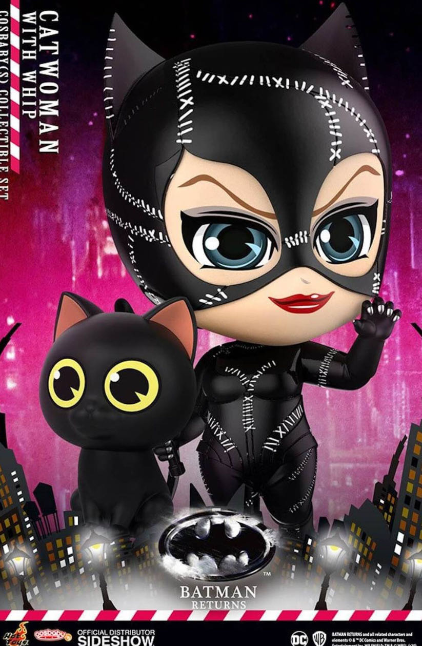 DC Comics Batman Returns Cosbaby - Catwoman with Whip - Hot Toys (Hot Toys Cosbaby) action figure collectible [Barcode 4895228603203] - Main Image 2