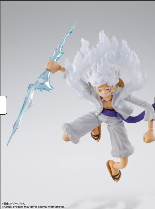 One Piece S.H.Figuarts Monkey D. Luffy (Gear 5) - SH Figuarts / Bandai / Tamashii Nations (One Piece) action figure collectible - Main Image 2