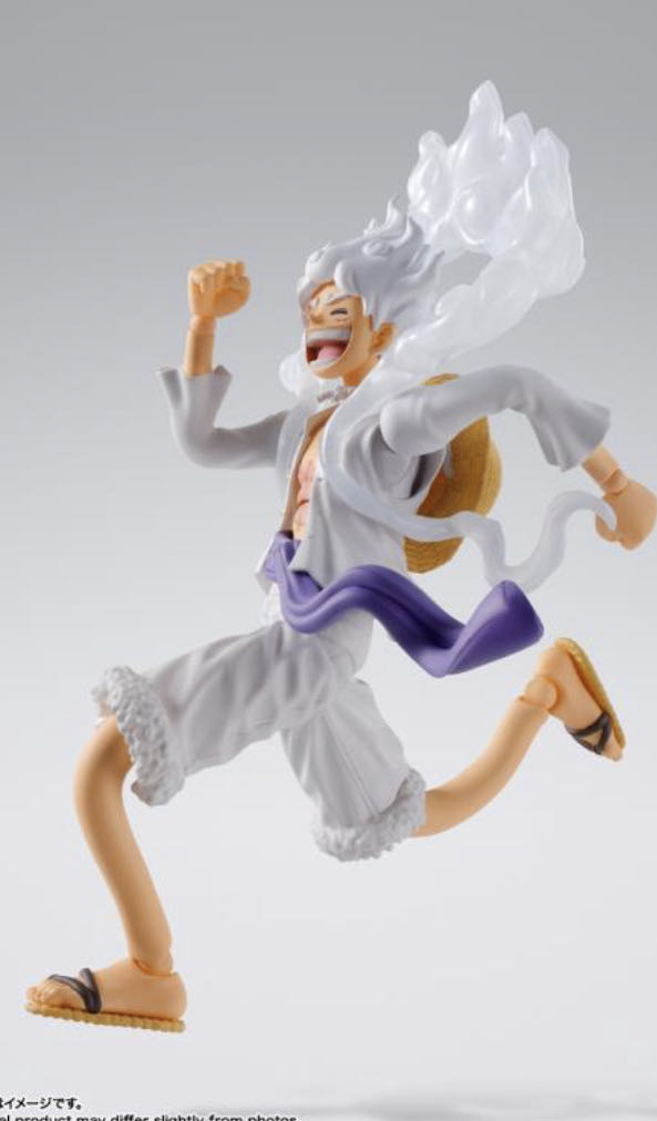 One Piece S.H.Figuarts Monkey D. Luffy (Gear 5) - SH Figuarts / Bandai / Tamashii Nations (One Piece) action figure collectible - Main Image 4