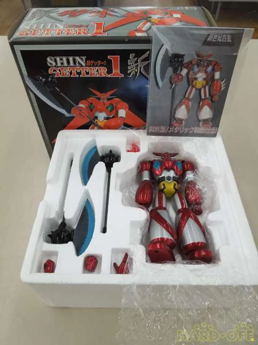 Shin Getter 1 Metallic Color Version - Aoshima (Getter Robot) action figure collectible [Barcode 4905083090596] - Main Image 2