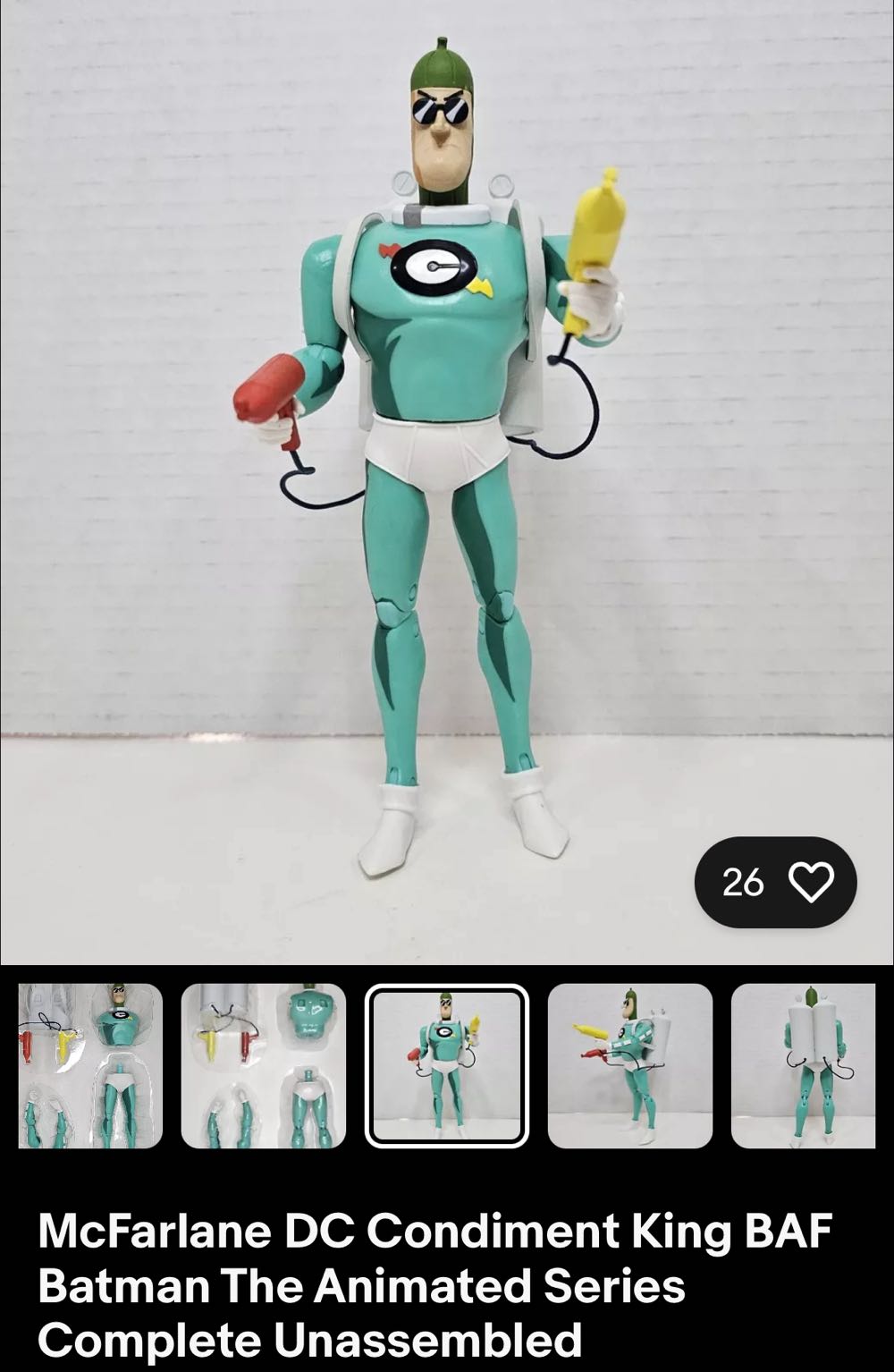 Condiment King (build-a-fig) - McFarlane (DC (Animated - Batman Animated Series)) action figure collectible - Main Image 2