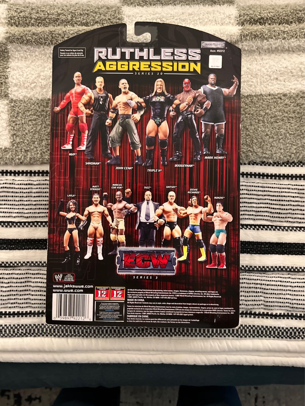MVP  (Ruthless Aggression Series 30) action figure collectible [Barcode 039897922126] - Main Image 2