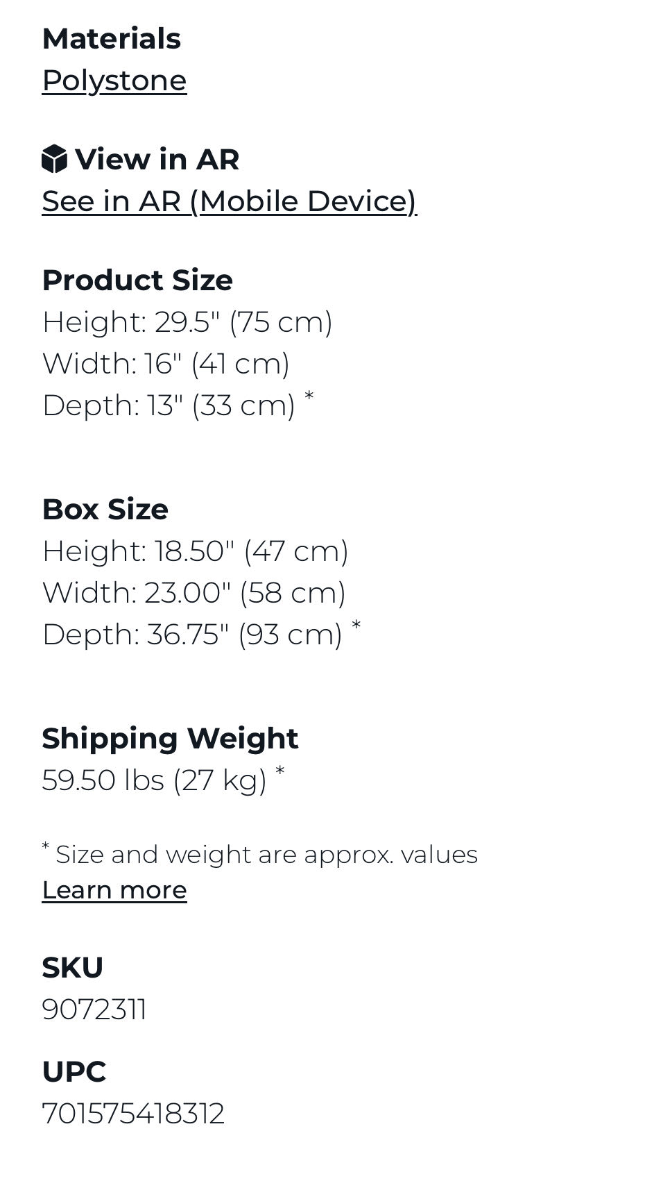 1:3 PCS: Ghostface Collectible Statue - Premium Collectibles Studio (Scream) action figure collectible [Barcode 701575418312] - Main Image 3