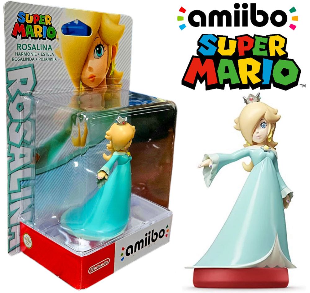 Rosalina  (Amiibo - Super Mario Bros.) action figure collectible [Barcode 045496893002] - Main Image 2