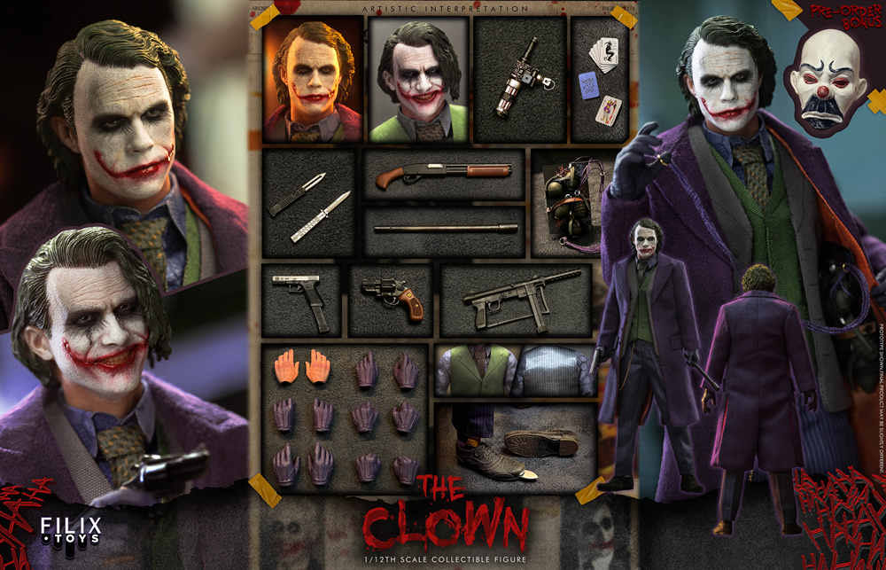Filix Toys - FX004 The Clown 1/12 Action Figure - Filix Toys action figure collectible - Main Image 1