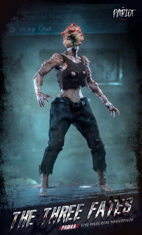 Patriot Studio - The Three Fates - Zombies PA014A, PA014B & PA014C 6” Action Figure Set - Patriot Studio (The Last Of Us) action figure collectible - Main Image 2