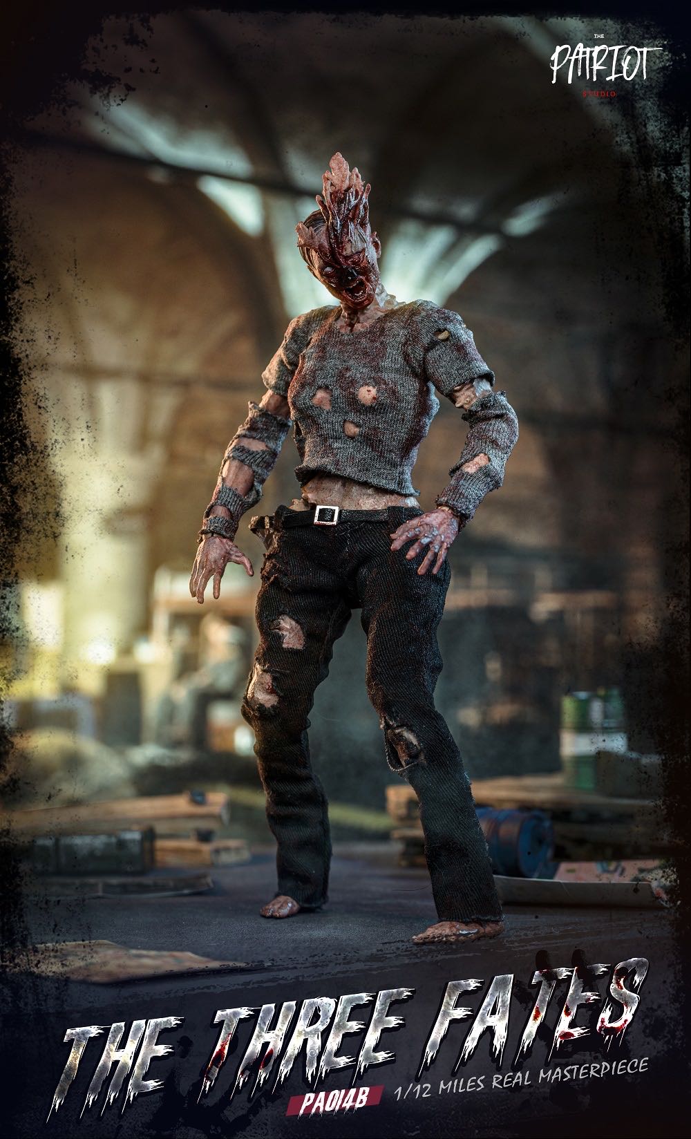 Patriot Studio - The Three Fates - Zombies PA014A, PA014B & PA014C 6” Action Figure Set - Patriot Studio (The Last Of Us) action figure collectible - Main Image 3