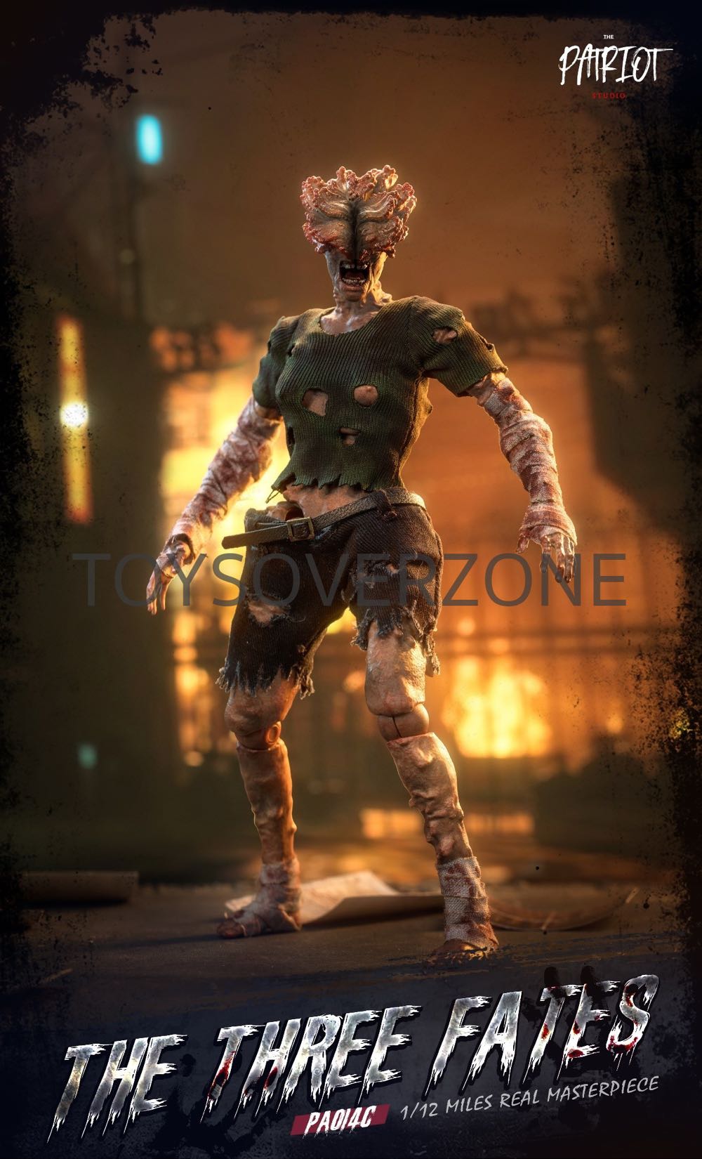 Patriot Studio - The Three Fates - Zombies PA014A, PA014B & PA014C 6” Action Figure Set - Patriot Studio (The Last Of Us) action figure collectible - Main Image 4