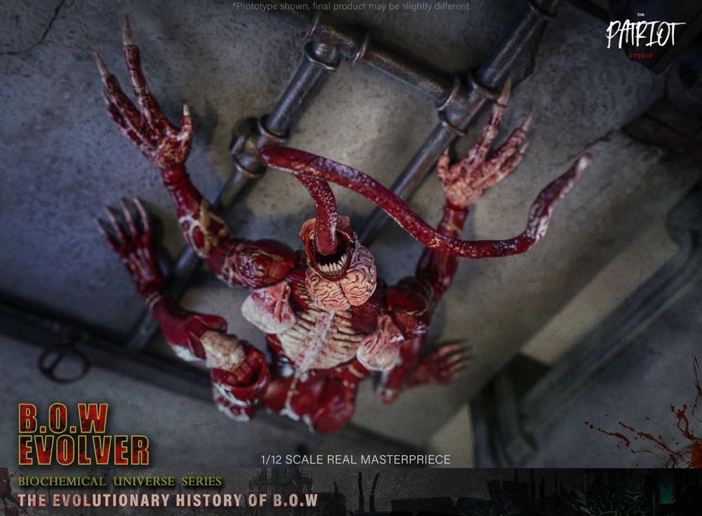 Patriot Studio - Biochemical Universe Series - B.O.W Evolver 6” Action Figure - Patriot Studio (Biochemical Universe Series (Resident Evil)) action figure collectible - Main Image 3