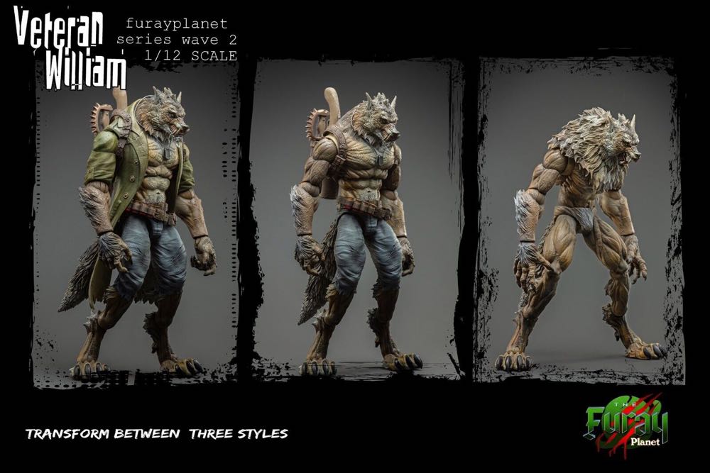 VETERAN WILLIAM (Werewolf) - Maestro Union action figure collectible - Main Image 4