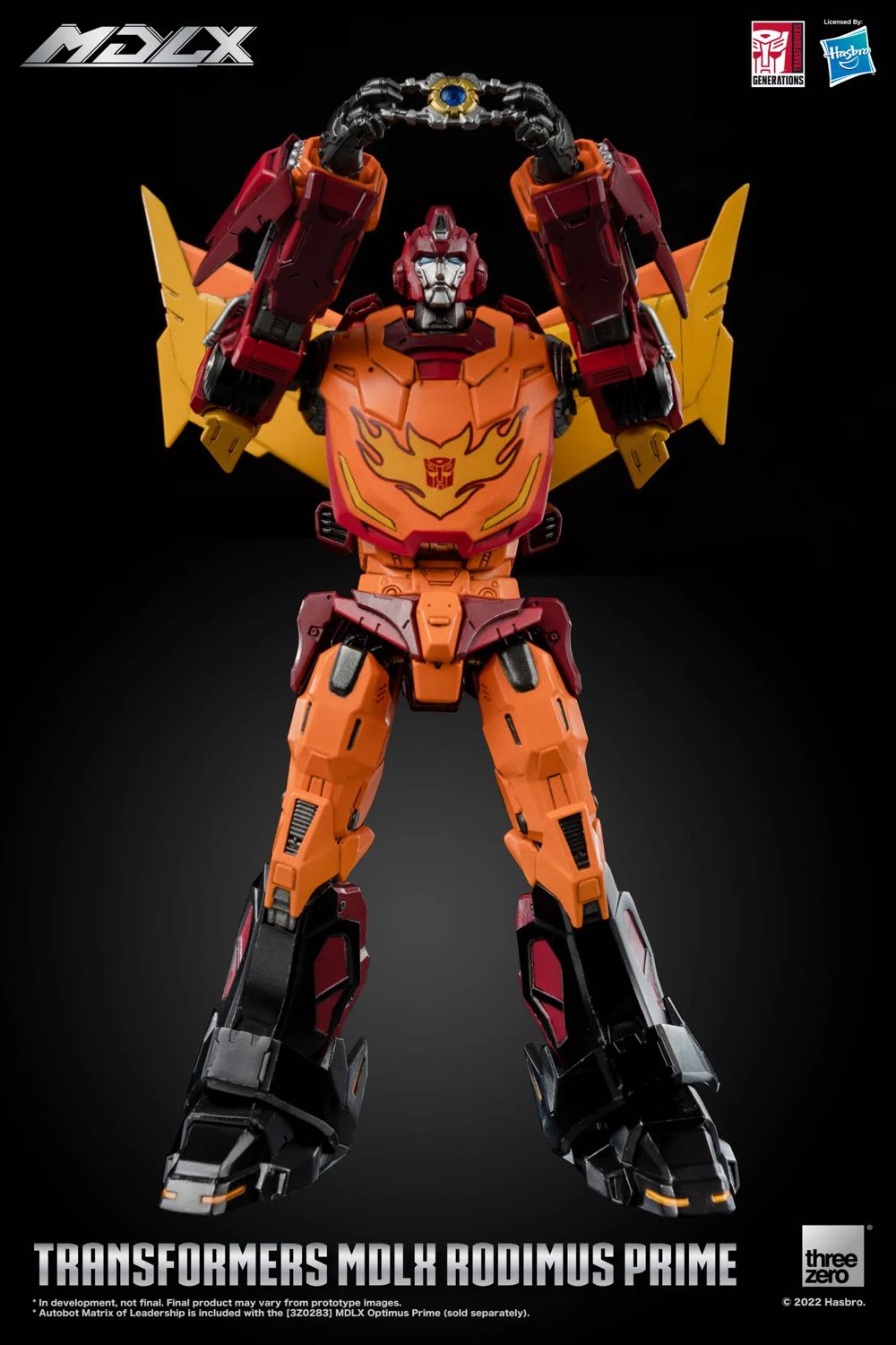 Rodimus Prime - three ZERO action figure collectible - Main Image 2