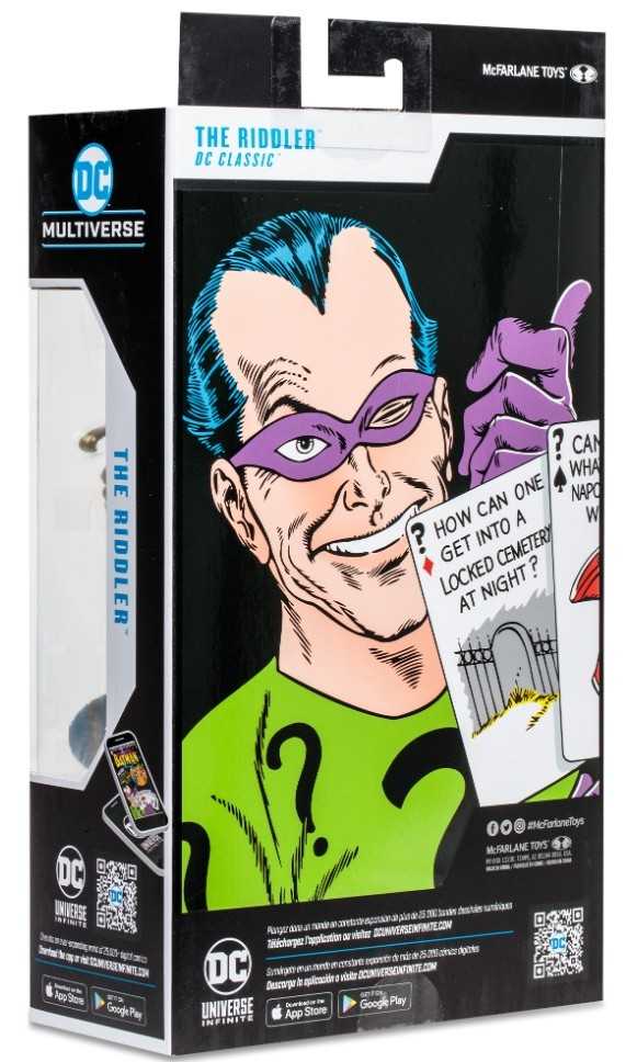 DC Classic The Riddler - DC - BATMAN VILLAINS (The Riddler) action figure collectible [Barcode 787926170269] - Main Image 2