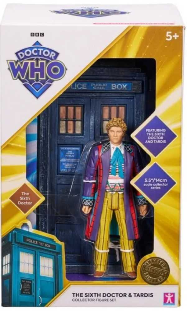 6th Doctor and Tardis Set - Character Options (Doctor Who) action figure collectible [Barcode 5029736080174] - Main Image 2