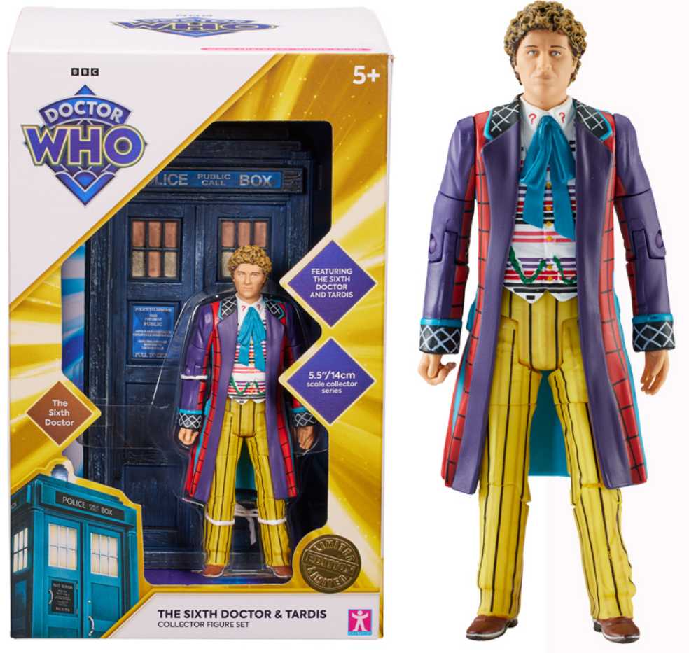 6th Doctor and Tardis Set - Character Options (Doctor Who) action figure collectible [Barcode 5029736080174] - Main Image 3