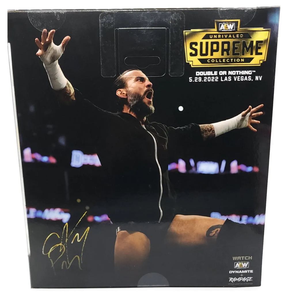 CM Punk - Jazwares LLC (AEW Unrivaled Supreme) action figure collectible [Barcode 191726491491] - Main Image 2