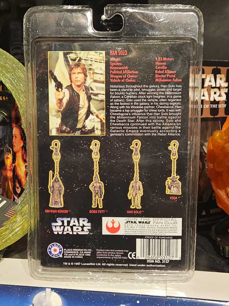 Han Solo - Placo (Miscellaneous) action figure collectible [Barcode 026404031273] - Main Image 2