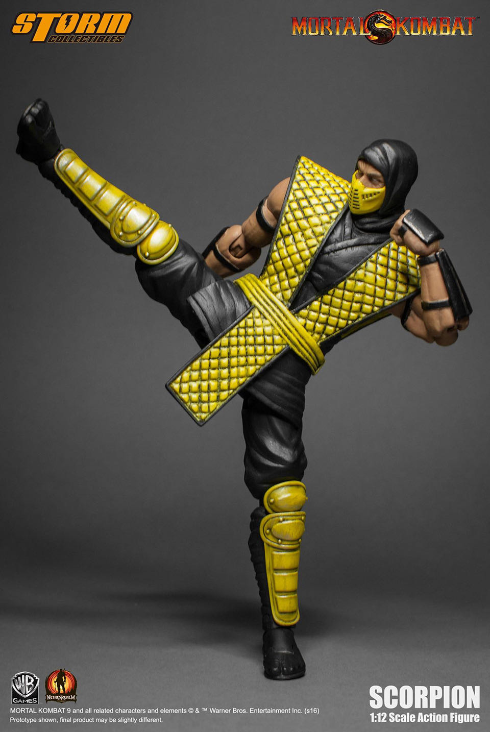 MK: 1:12 Scorpion - Storm Collectibles (Mortal Kombat) action figure collectible - Main Image 4