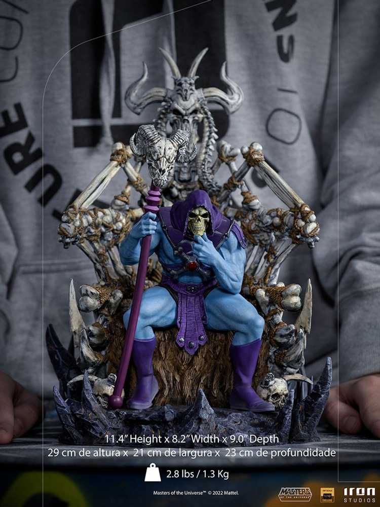Skeletor On Throne 1:10 - Iron Studios (Iron Studios: Masters of the Universe 1:10 Statue) action figure collectible - Main Image 4