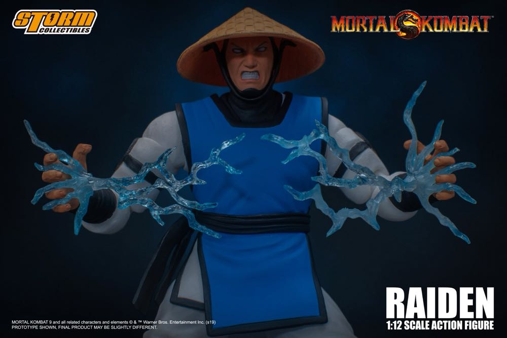 MK: 1:12 Raiden - Storm Collectibles (Mortal Kombat) action figure collectible - Main Image 4
