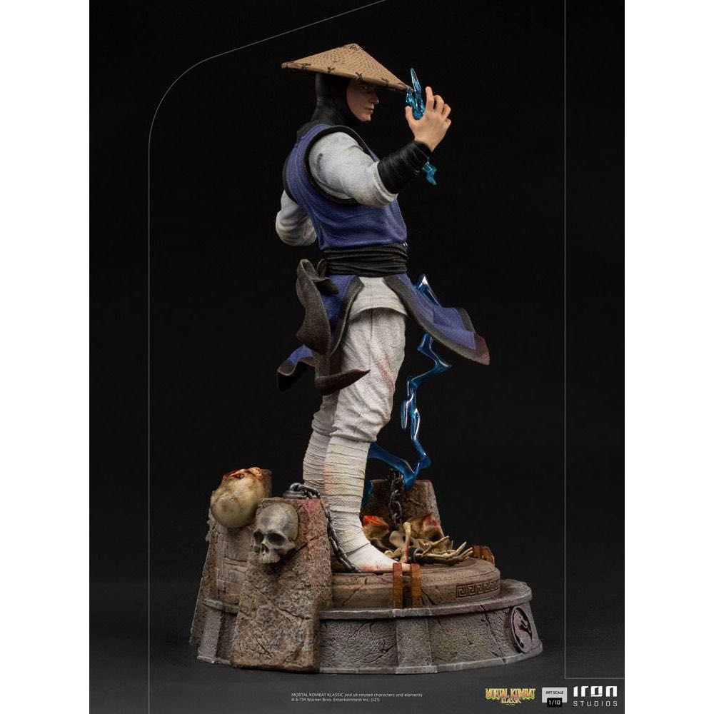 MK 1:10 scale Raiden - Iron Studios (Mortal Kombat) action figure collectible [Barcode 602883134904] - Main Image 4