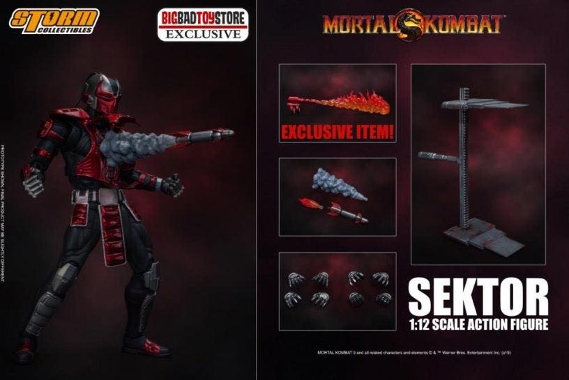 Storm Collectibles: Mortal Kombat Sektor - Storm Collectibles (Mortal Kombat) action figure collectible [Barcode 4897072871319] - Main Image 3