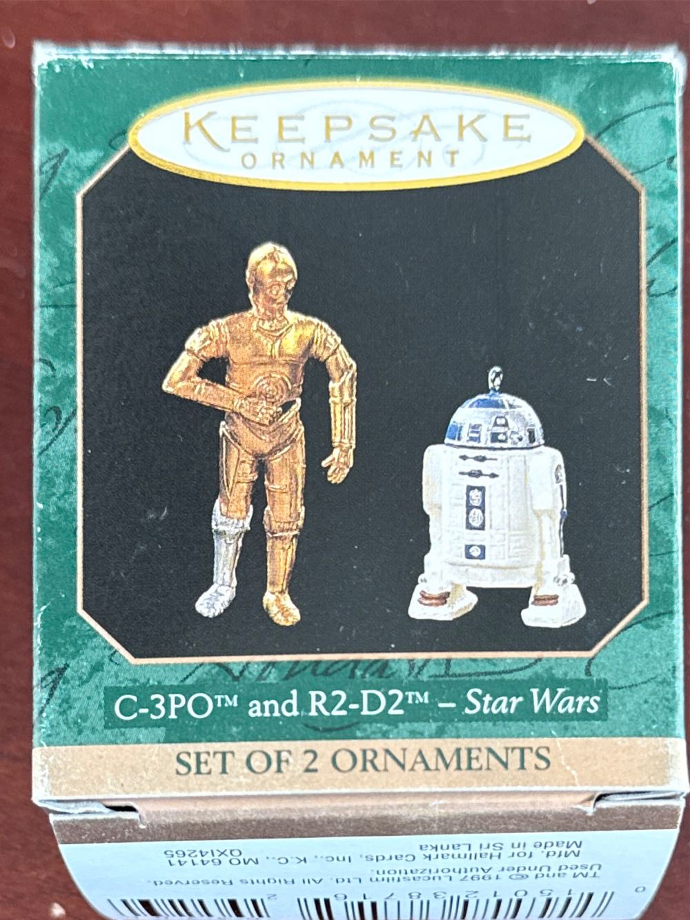 Hallmark C-3PO and R2-D2 - Star Wars - Hallmark Keepsake Ornaments action figure collectible [Barcode 015012387162] - Main Image 2