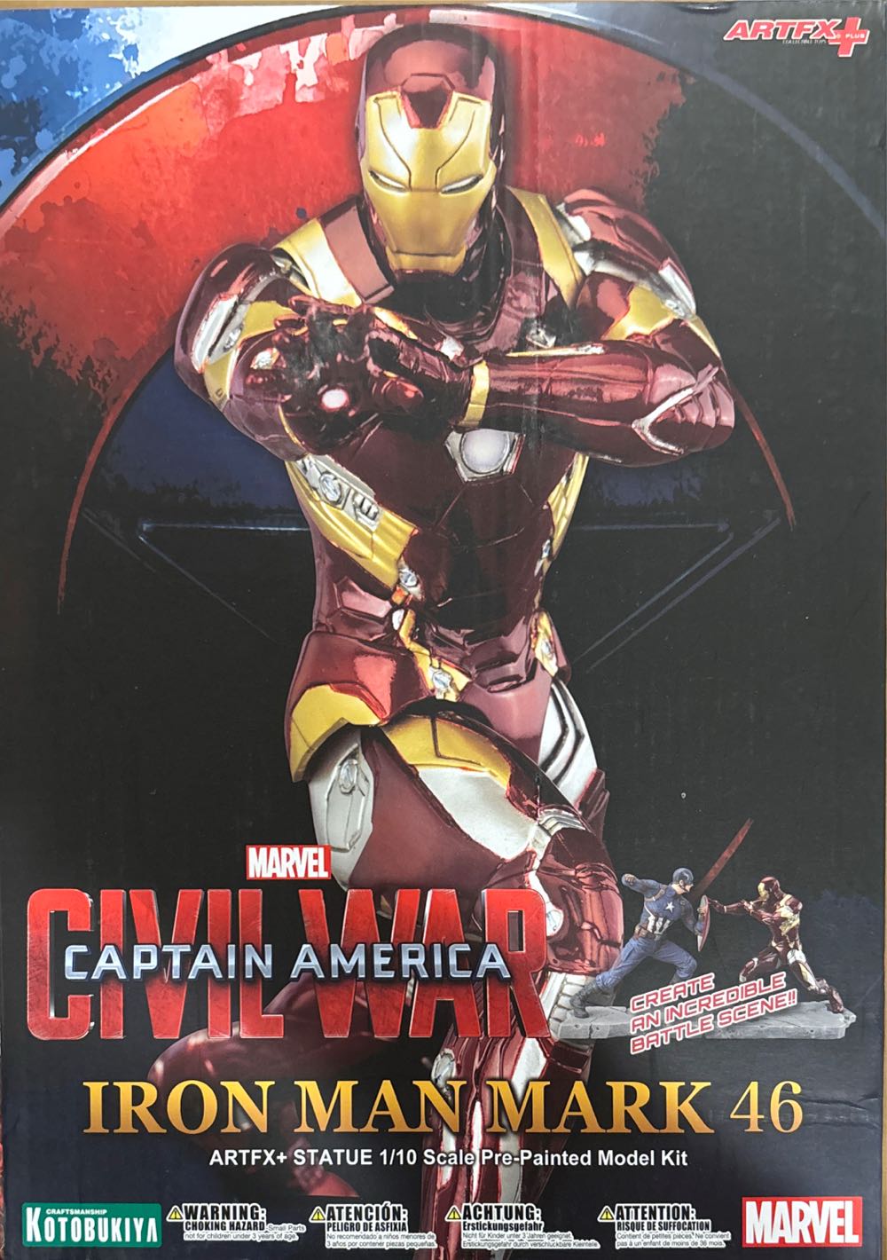 Iron Man: Marvel ARTFX Kotobukiya - Civil War - Kotobukiya action figure collectible [Barcode 812771028516] - Main Image 3
