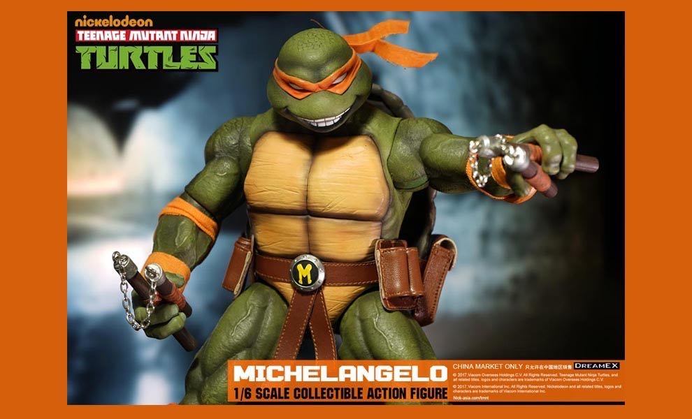 TMNT: 1:6 Michelangelo - DreamEX (Teenage Mutant Ninja Turtles) action figure collectible - Main Image 2
