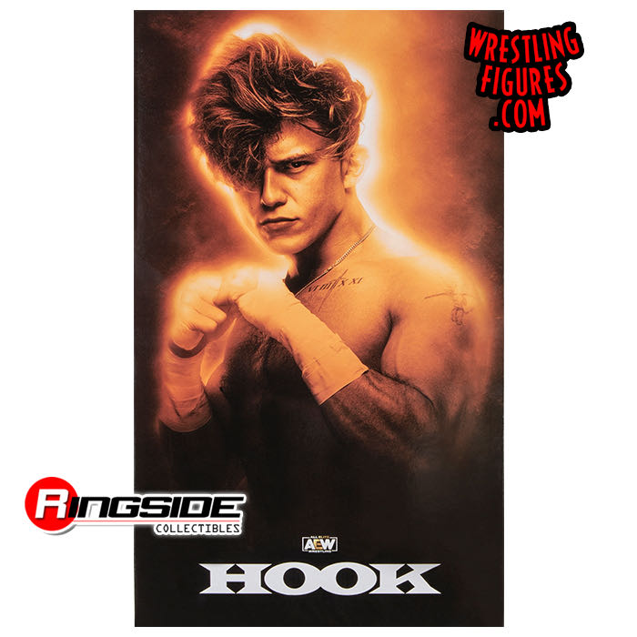 Hook Aew Ringside Exclusive - Jazwares (AEW Unrivaled Ringside Exclusive ”FTW Champion”) action figure collectible [Barcode 191726491200] - Main Image 2