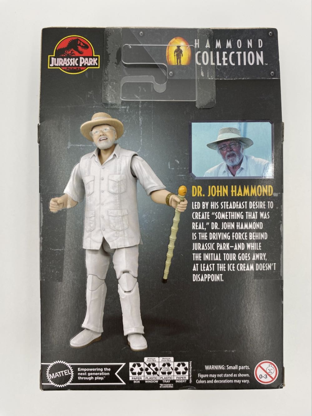 Jurassic Park: Dr. John Hammond - Mattel (Hammond Collection) action figure collectible - Main Image 4