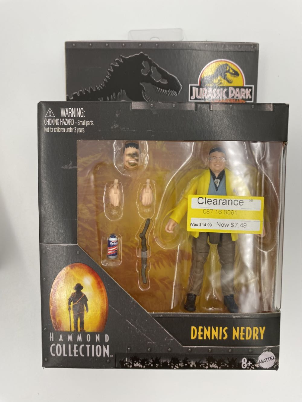 Jurassic Park: Dennis Nedry - Mattel (Hammond Collection) action figure collectible - Main Image 3