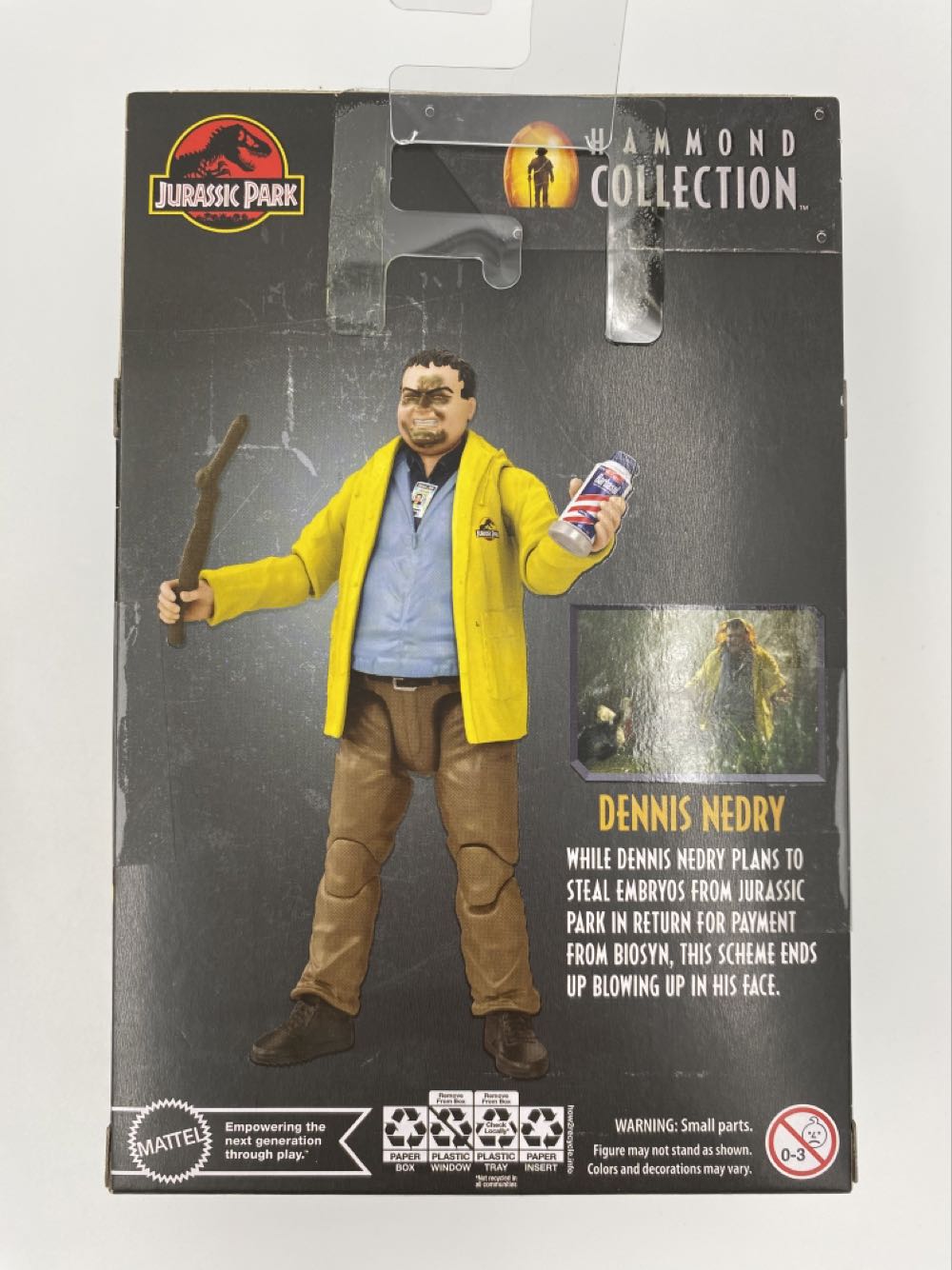 Jurassic Park: Dennis Nedry - Mattel (Hammond Collection) action figure collectible - Main Image 4
